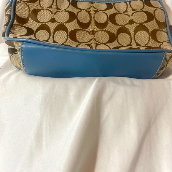 VINTAGE COACH Signature Canvas Crossbody Messenger Bag - Picture 5 of 8